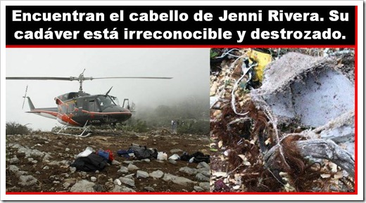 ¡ATENTADO! El avión en que viajaba Jenni Rivera: ¡EXPLOTÓ EN EL AIRE!  Encuentran-el-cabello-de-jenni-rivera_thumb